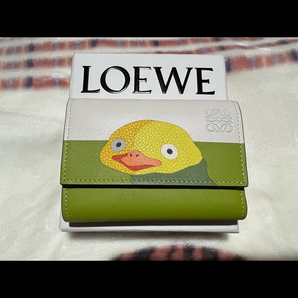Loewe x Spirited Away Otori-Sama small vertical wallet